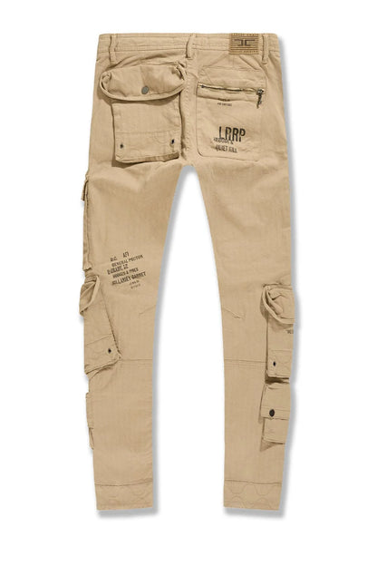 Jordan Craig Defcon Slim Tapered Fit Khaki Cargo Pants