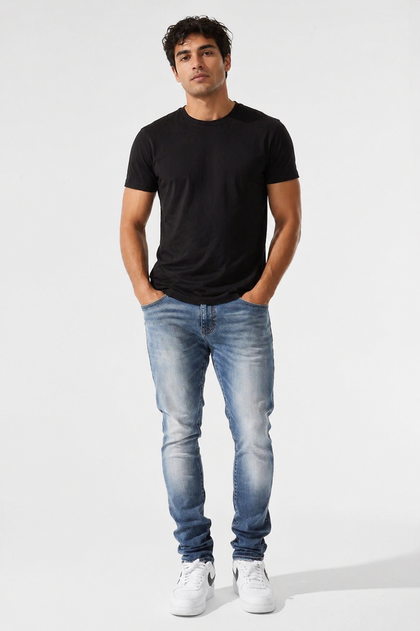 Jordan Craig Monaco Denim Slim Taper Fit Jeans (Blue Charcoal)