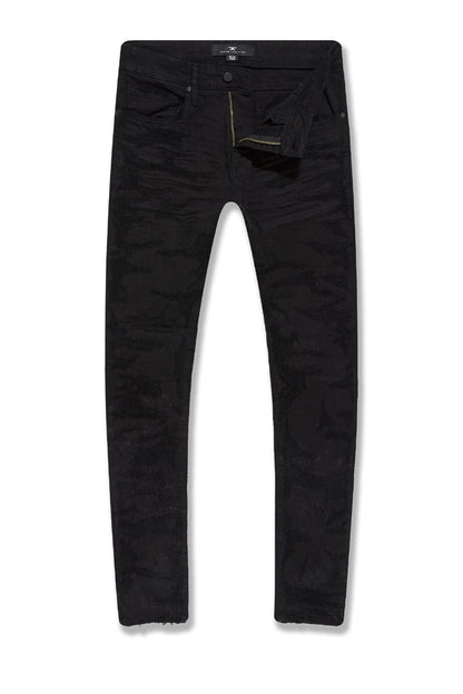 Jordan Craig Molten Denim Slim Taper Fit Jeans (Jet Black)