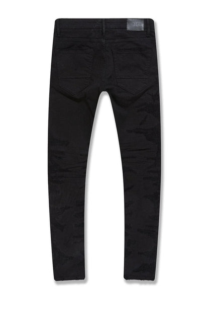 Jordan Craig Molten Denim Slim Taper Fit Jeans (Jet Black)