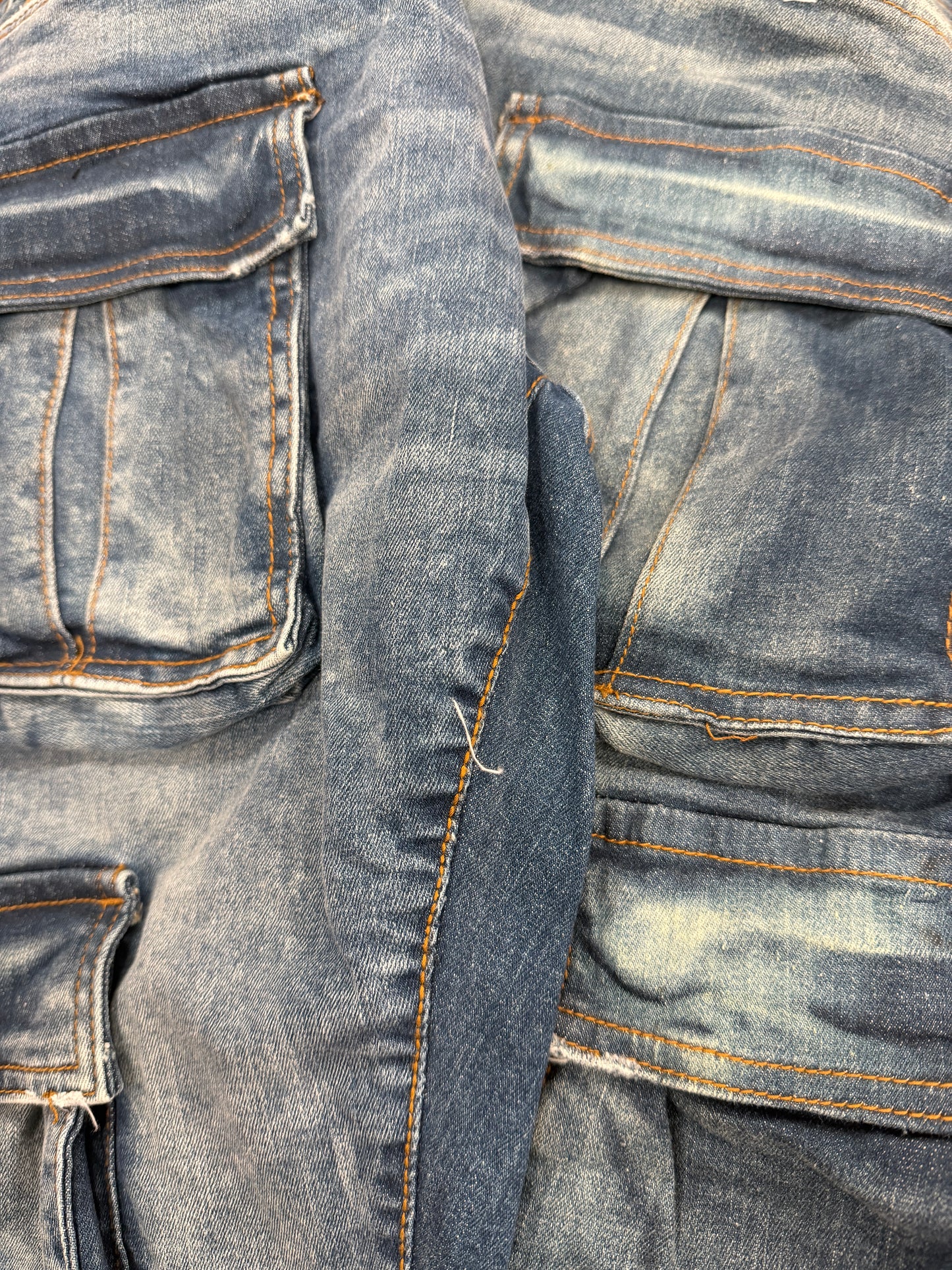 Jordan Craig Denim w/ Cargo Pockets Slim Taper Fit Jeans (Vintage Wash)