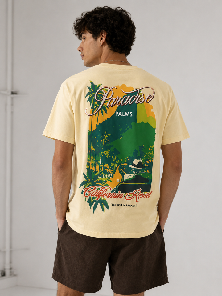 Jordan Craig x See You In Paradise Graphic Paradise Palms T-Shirt (Tropical)