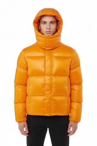 Jordan Craig Orange Astoria Bubble Jacket