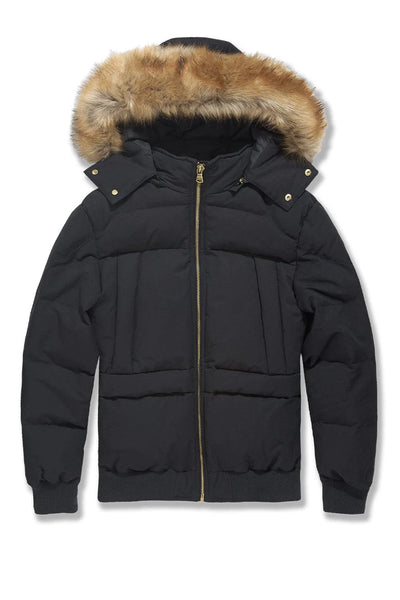 Jordan Craig Black Cross Bay Bomber Jacket