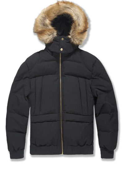 Jordan Craig Black Cross Bay Bomber Jacket