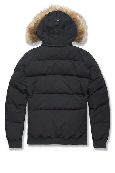 Jordan Craig Black Cross Bay Bomber Jacket