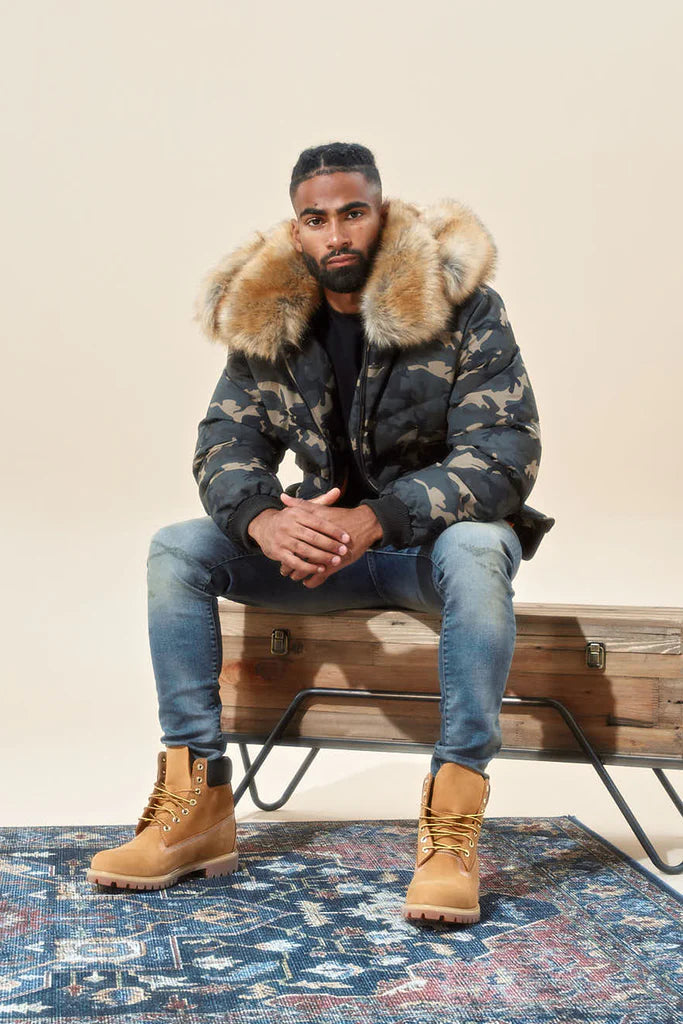 Jordan Craig Hollis Bomber Jacket (Camo) U