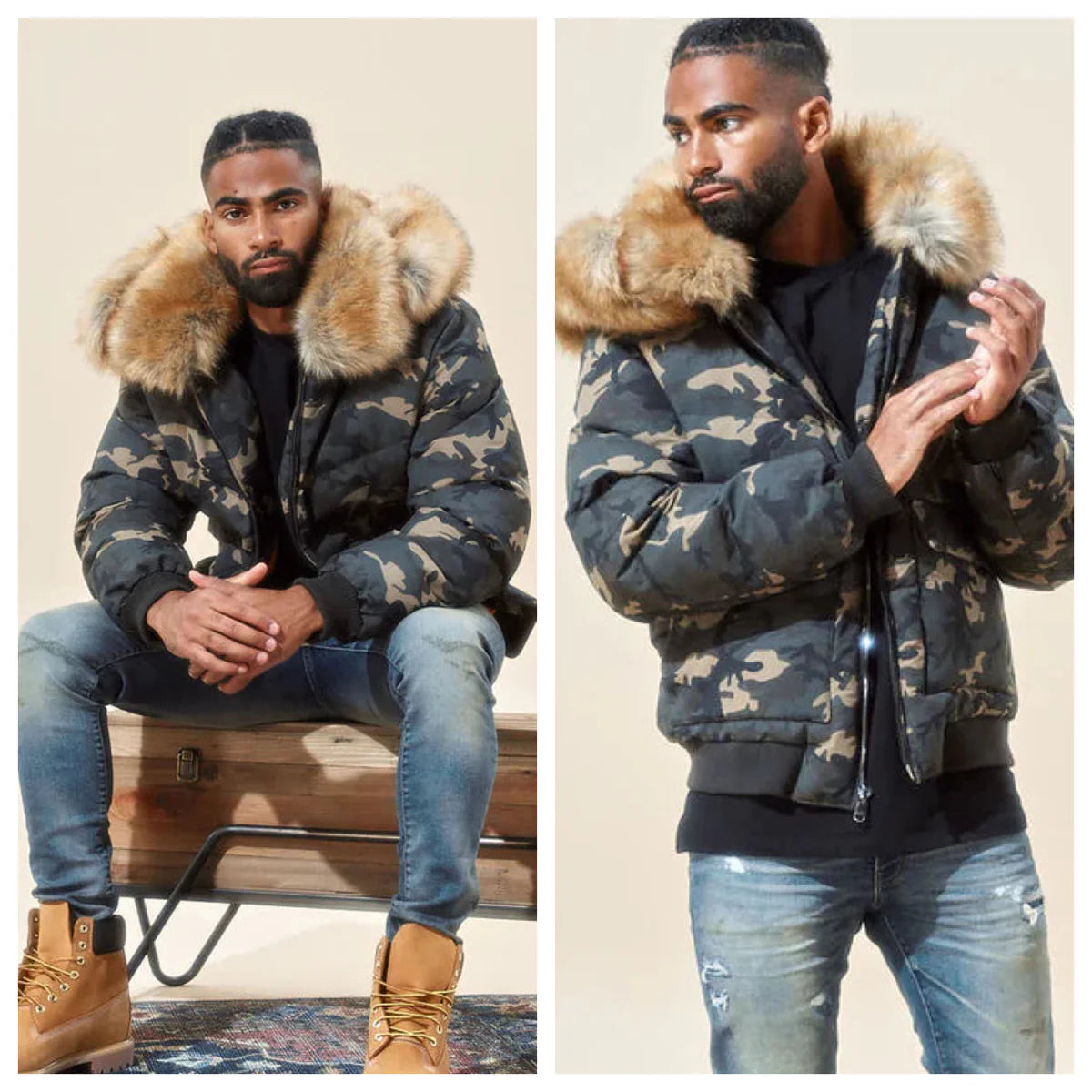 Jordan Craig Hollis Bomber Jacket (Camo) U