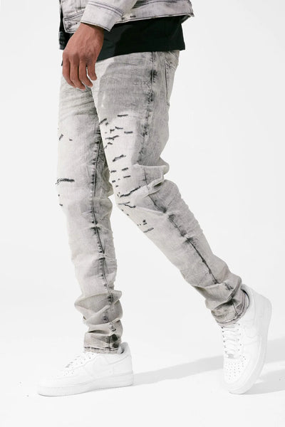 Jordan Craig Sean Fit Desperado Denim Jeans (Bone White)