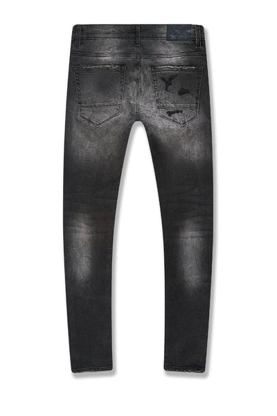 Jordan Craig Sean Slim Taper Fit Elmhurst Denim Jeans (Black Shadow)