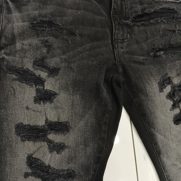 Jordan Craig Sean Slim Taper Fit Elmhurst Denim Jeans (Black Shadow)