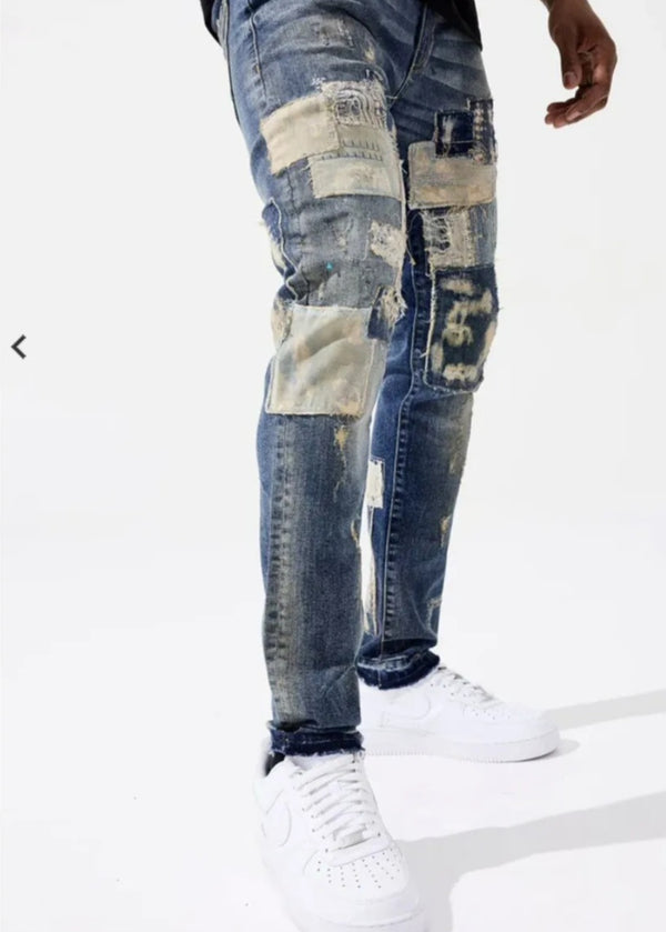 Jordan Craig Sean Fit Dreamweaver Denim Jeans (Studio Blue) U