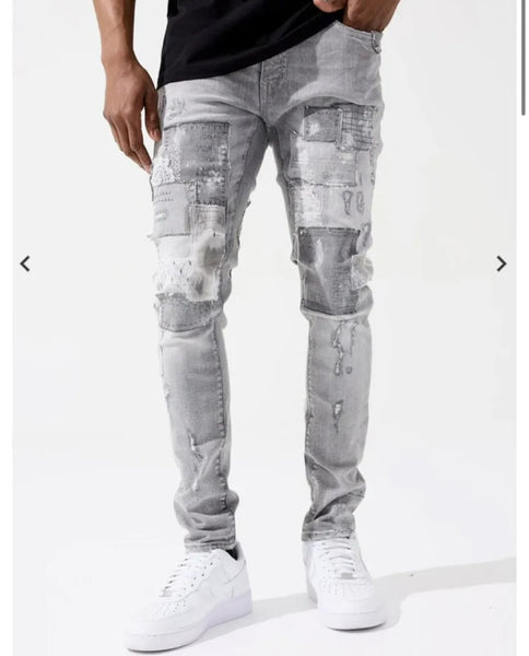 Jordan Craig Sean Fit Dreamweaver Denim Jeans (Arctic Grey)