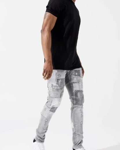 Jordan Craig Sean Fit Dreamweaver Denim  Super Stretch Jeans (Arctic Grey)U