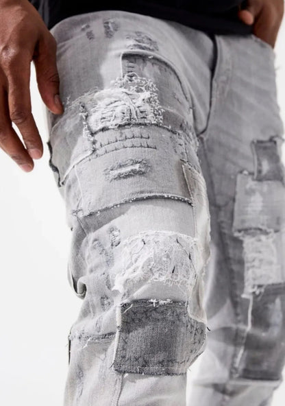 Jordan Craig Sean Fit Dreamweaver Denim  Super Stretch Jeans (Arctic Grey)U