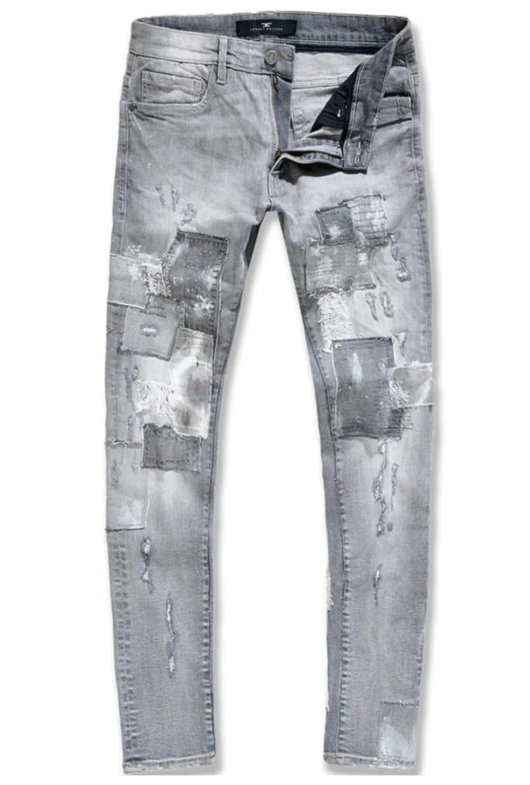 Jordan Craig Sean Fit Dreamweaver Denim  Super Stretch Jeans (Arctic Grey)U