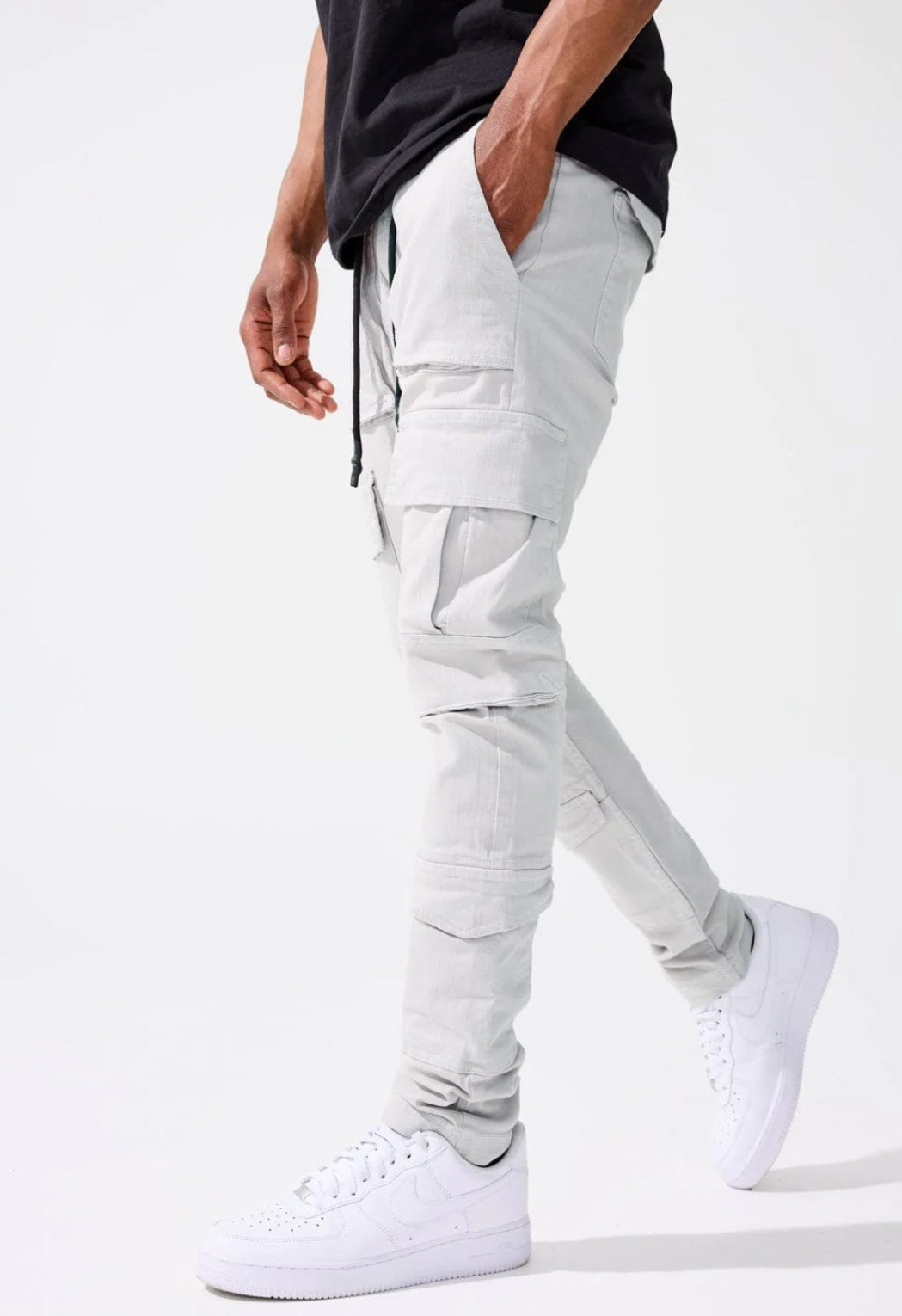 Jordan Craig Ross Fit Cairo Cargo Cement Wash Pants