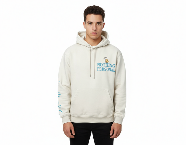 Wrathboy Nothing Personal Heavyweight Hoodie (Ceramic)