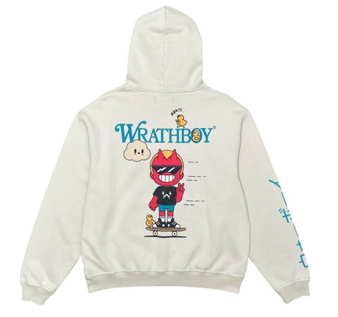 Wrathboy Nothing Personal Heavyweight Hoodie (Ceramic)