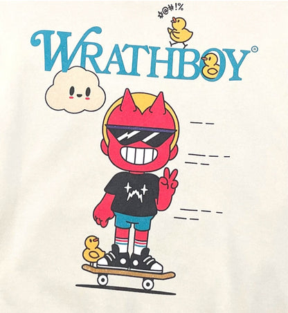 Wrathboy Nothing Personal Heavyweight Hoodie (Ceramic)