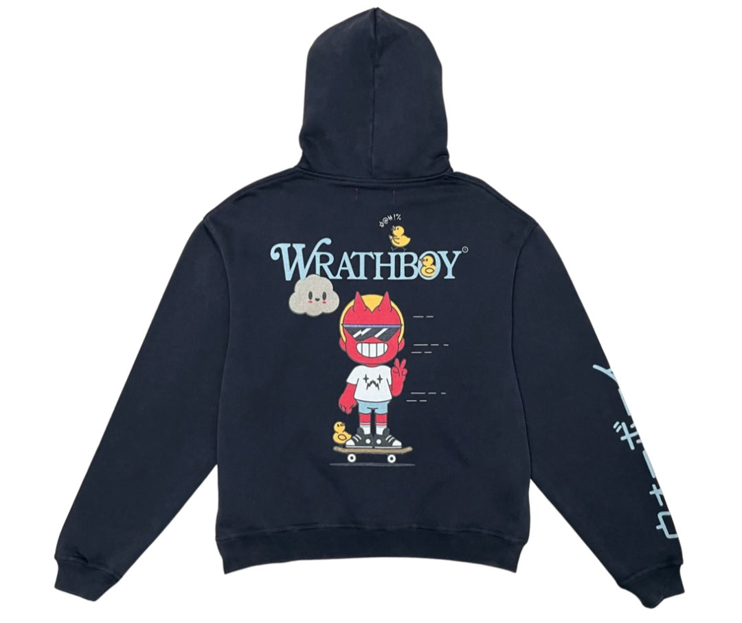 Wrathboy Nothing Personal Heavyweight Hoodie (Black) U