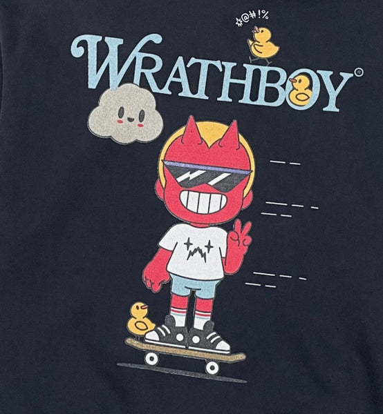 Wrathboy Nothing Personal Heavyweight Hoodie (Black)