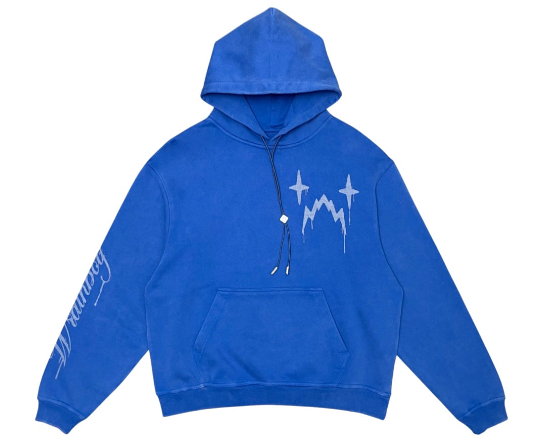 Wrathboy Hater Ghost Heavyweight Hoodie (Royal Blue) U
