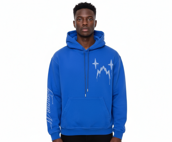 Wrathboy Hater Ghost Heavyweight Hoodie (Royal Blue) U