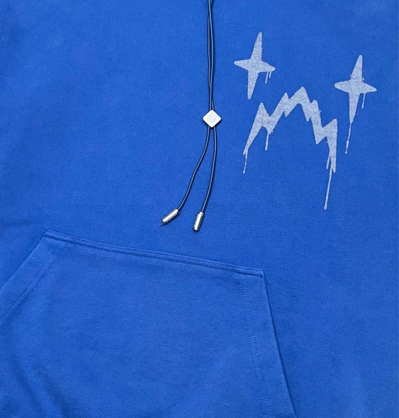 Wrathboy Hater Ghost Heavyweight Hoodie (Royal Blue)