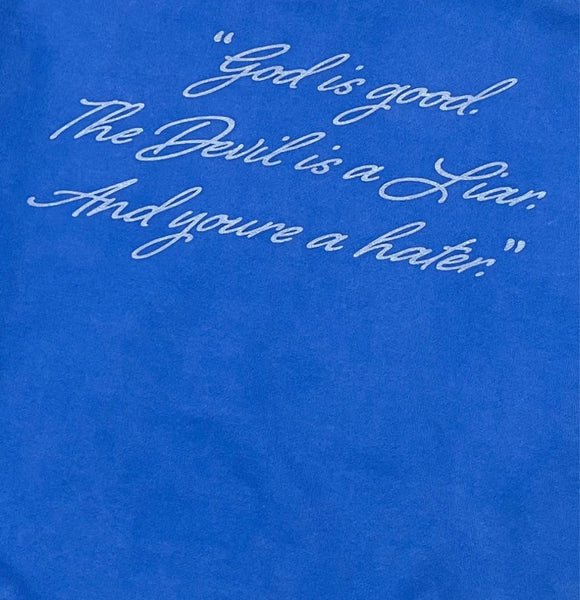 Wrathboy Hater Ghost Heavyweight Hoodie (Royal Blue)