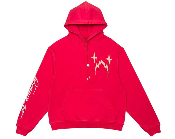 Wrathboy Hater Ghost Heavyweight Hoodie (Red)
