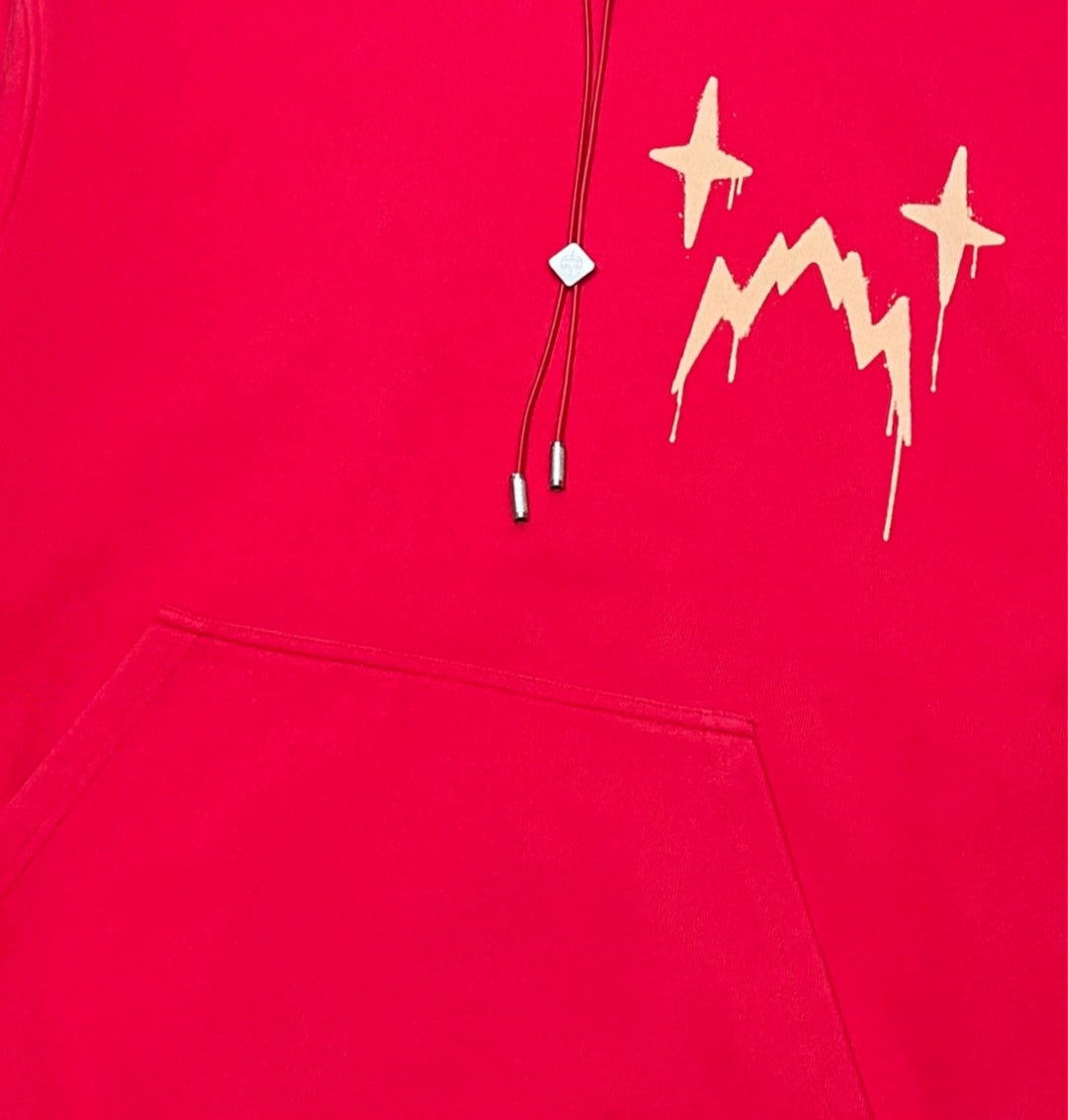 Wrathboy Hater Ghost Heavyweight Hoodie (Red) U