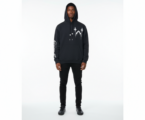 Wrathboy Hater Ghost Heavyweight Hoodie (Black)