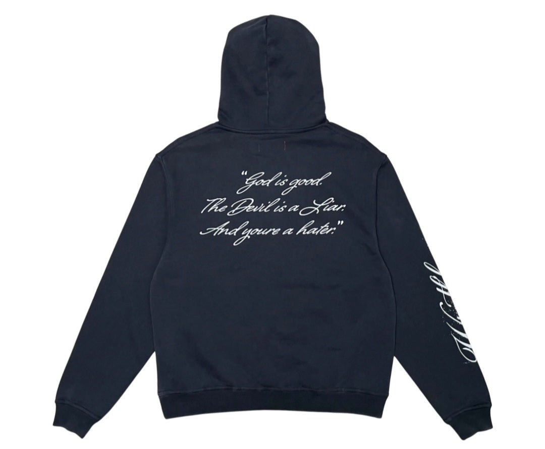 Wrathboy Hater Ghost Heavyweight Hoodie (Black) U