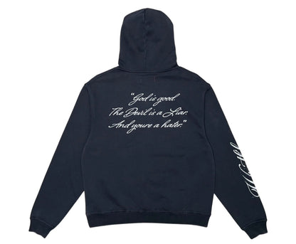 Wrathboy Hater Ghost Heavyweight Hoodie (Black)