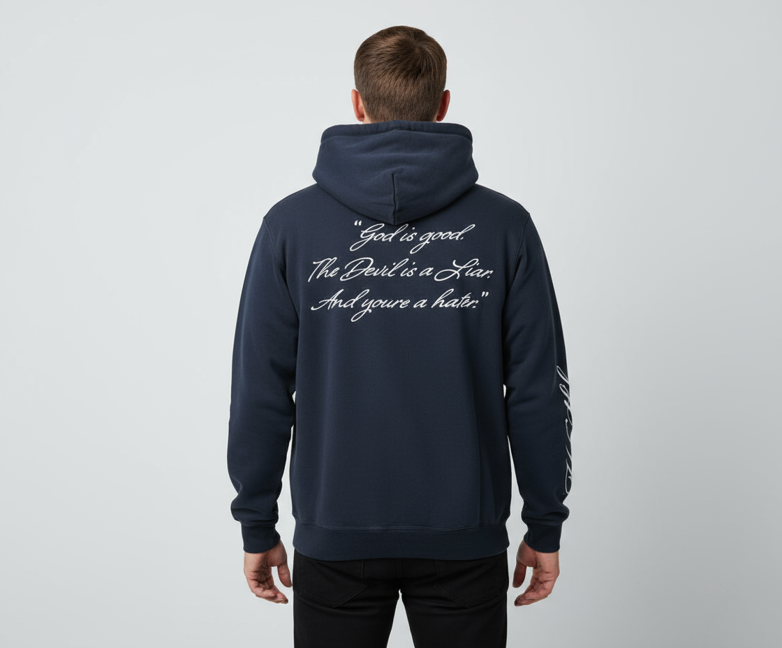 Wrathboy Hater Ghost Heavyweight Hoodie (Black) U