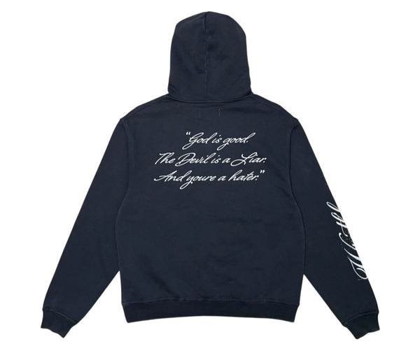 Wrathboy Hater Ghost Heavyweight Hoodie (Black)