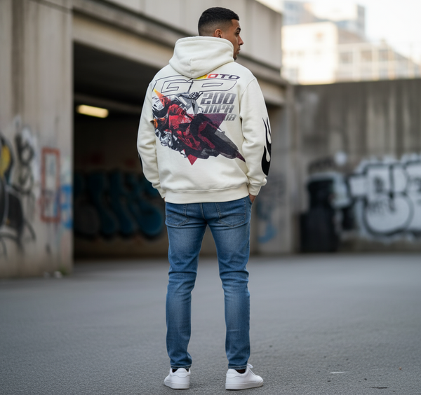 Vie Riche 200 MPH Club Hoodie w/Embroidery on Sleeves & Chest U