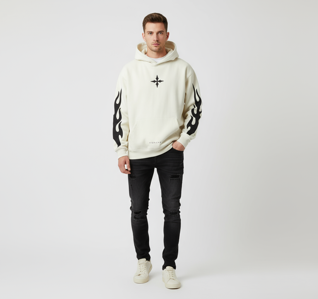 Vie Riche 200 MPH Club Hoodie w/Embroidery on Sleeves & Chest U