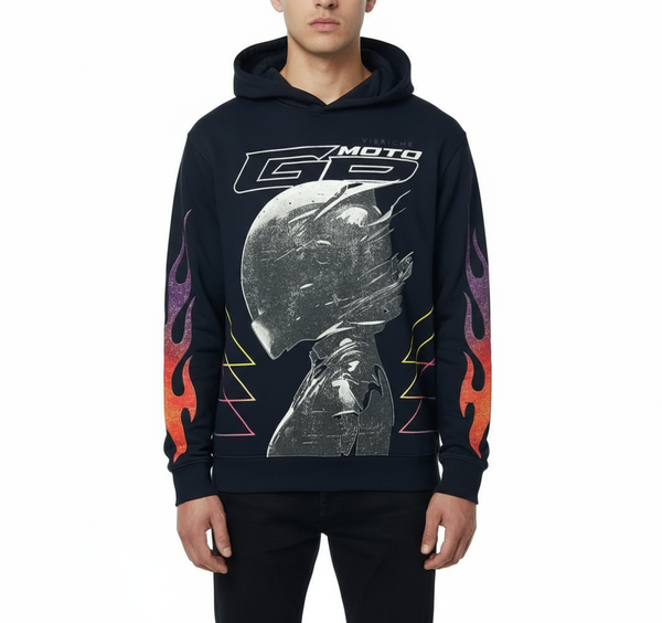 Vie Riche Moto GPS Hoodie w/Patches U