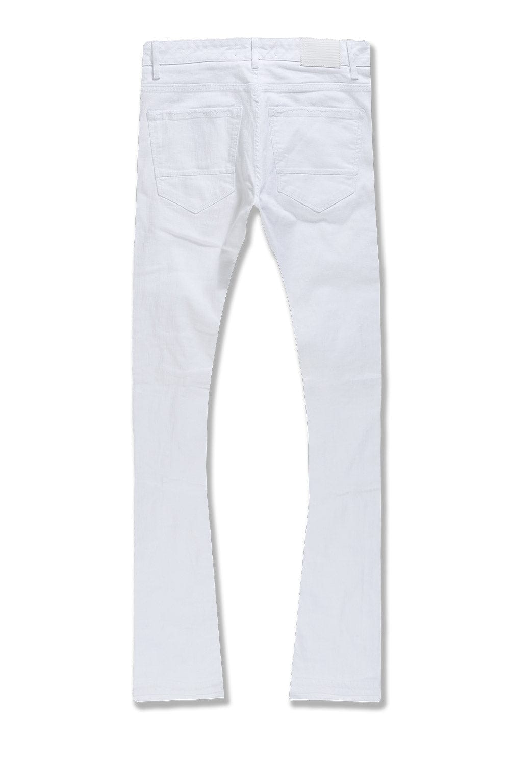 Jordan Craig Martin Stacked Santorini Denim -- White