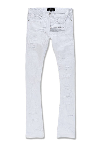 Jordan Craig Martin Stacked Santorini Denim -- White