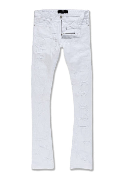 Jordan Craig Martin Stacked Santorini Denim -- White