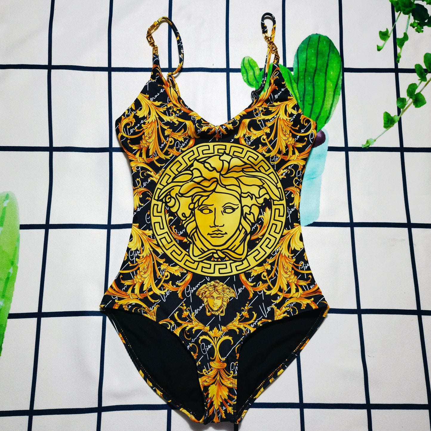 Custom Designer Print Swimsuit U (FINAL SALE)