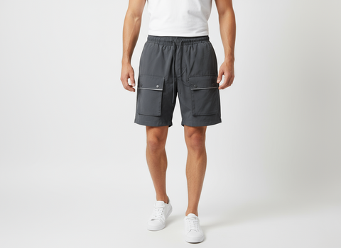 Hudson WindBreaker Nylon 6 Inch Shorts (Grey) U