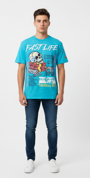 Create 2mrw Fast Life Tee--Neon U
