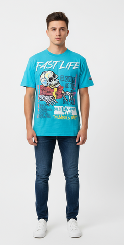 Create 2mrw Fast Life Tee--Neon U