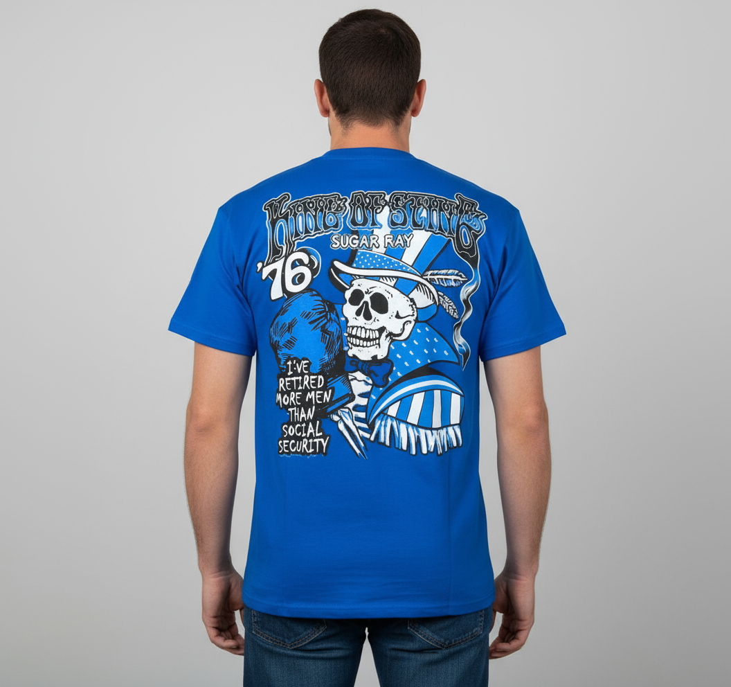 Hudson King Of Sting Royal Blue T-Shirt