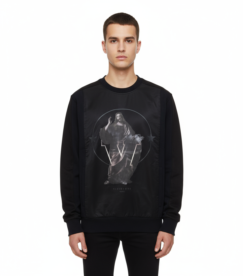 Vie Riche Black Humble Crewneck U