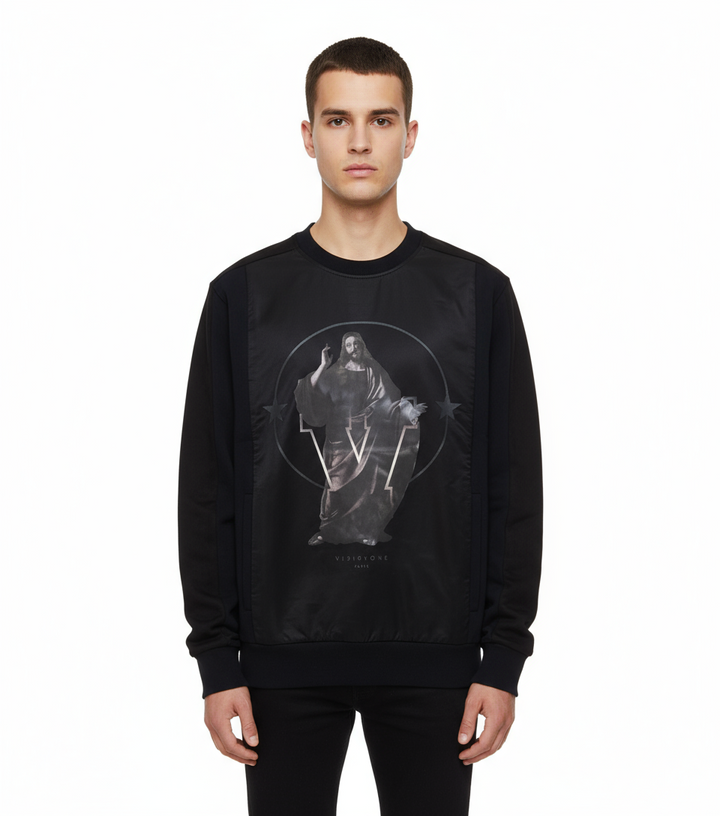 Vie Riche Black Humble Crewneck U